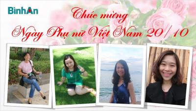 Bình An chào mừng ngày Phụ nữ Việt Nam 20/10